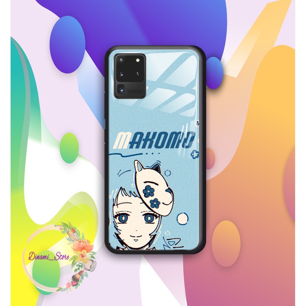 Back case glass ANIME ART Oppo A3s A1k A5 A9 2020 A7 F9 A5s A31 A52 a53 A92 A37 A57 A59 A71 DST1410