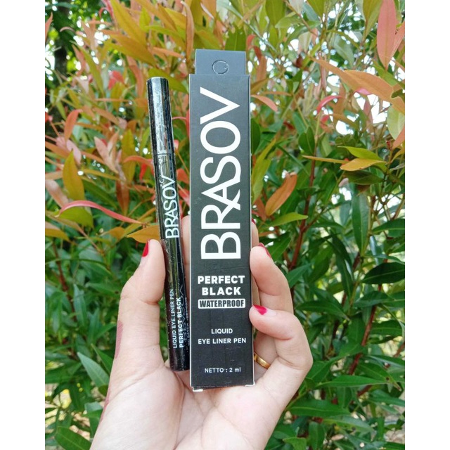 BRASOV Pulpen Eyeliner Perfect Black Waterproof