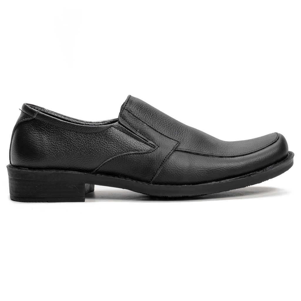 Sepatu Pantofel Pria Formal Kulit Asli Slip On Model Fordza 7602HT