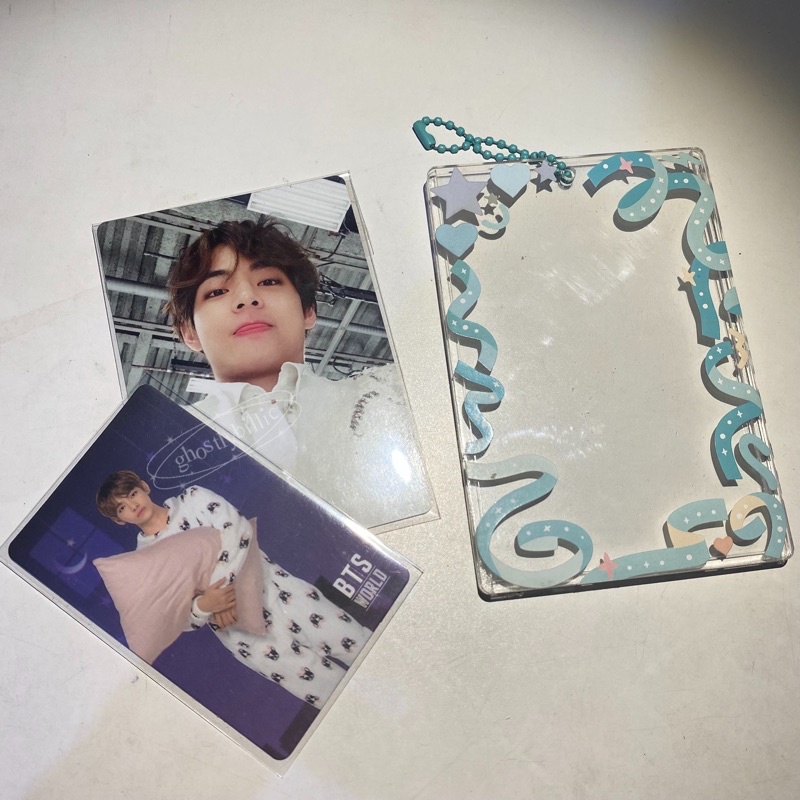 Taehyung SYS Ring + BTS World + Acrylic Holder