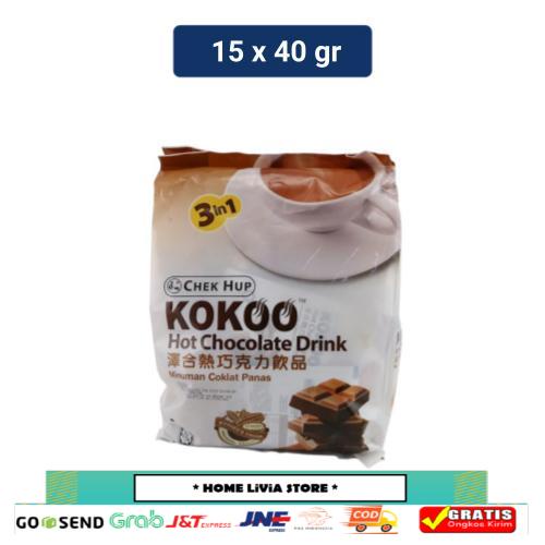 

Chek Hup 3 in 1 Kokoo Hot Chocolate Powder Drink 15 x 40 gr