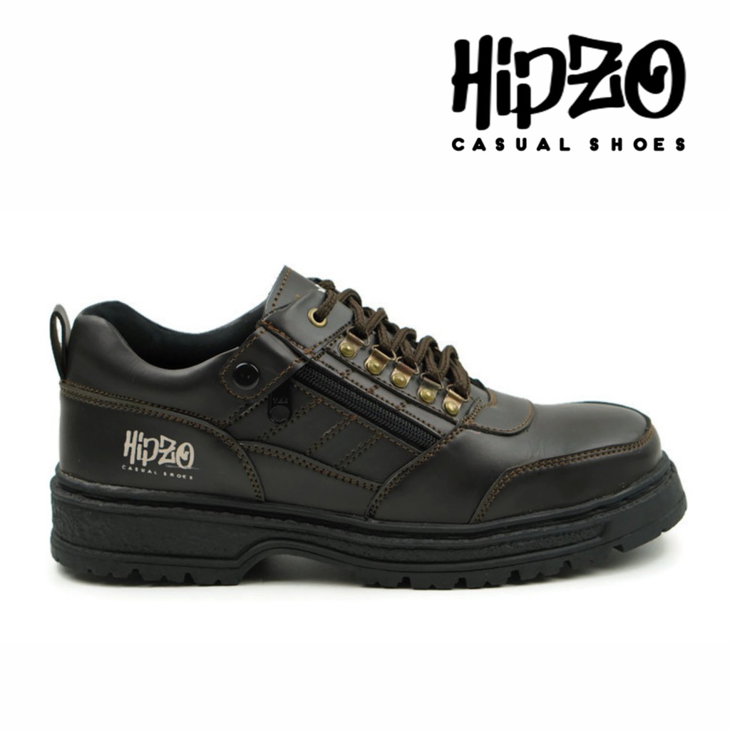 Sepatu Pria Safety BESI Hipzo M 041 Original 100% Untuk Pria Kerja Proyek-HITAM