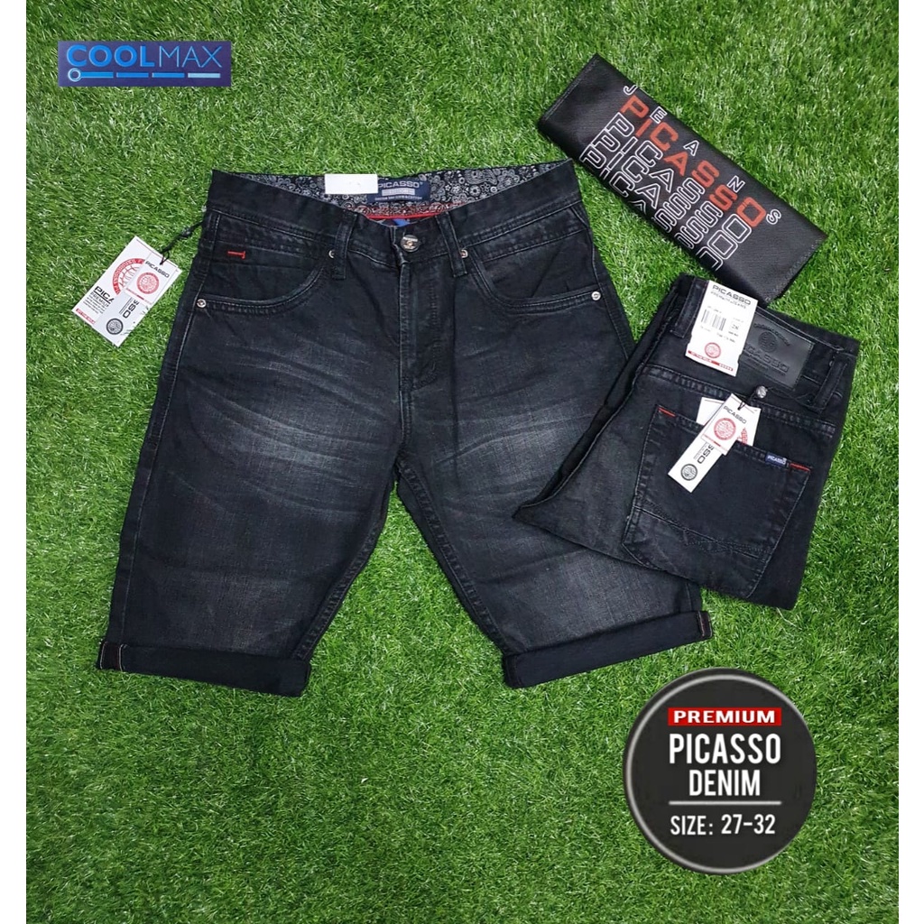 celana pendek picasso jeans impor original model