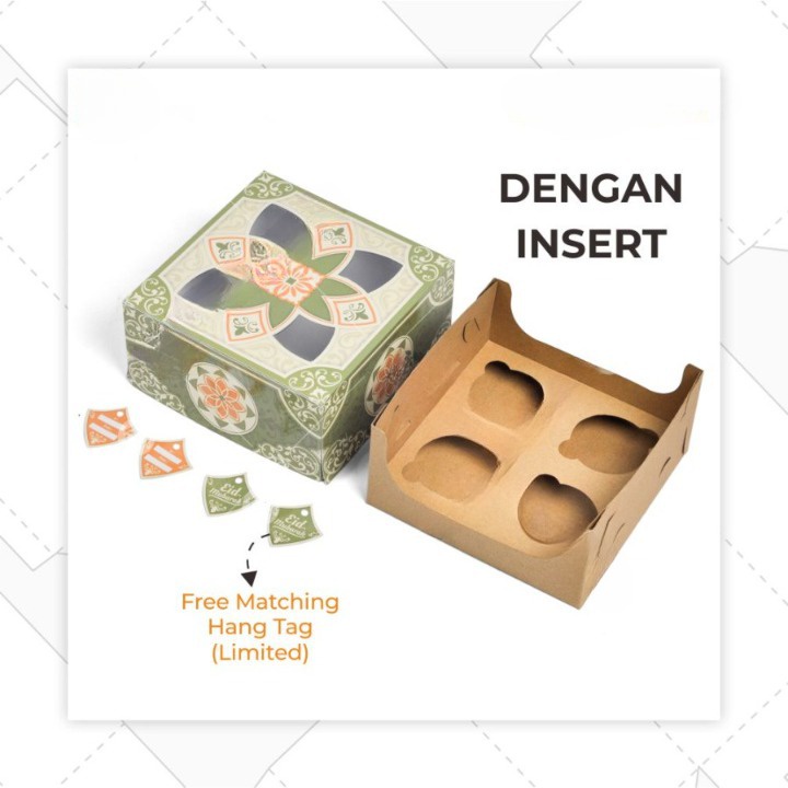 

Box Cupcake Lebaran Dus Kue Kotak Hampers Idul Fitri Kardus Packing Muffin 18 x 18 x 9 cm (10pcs)