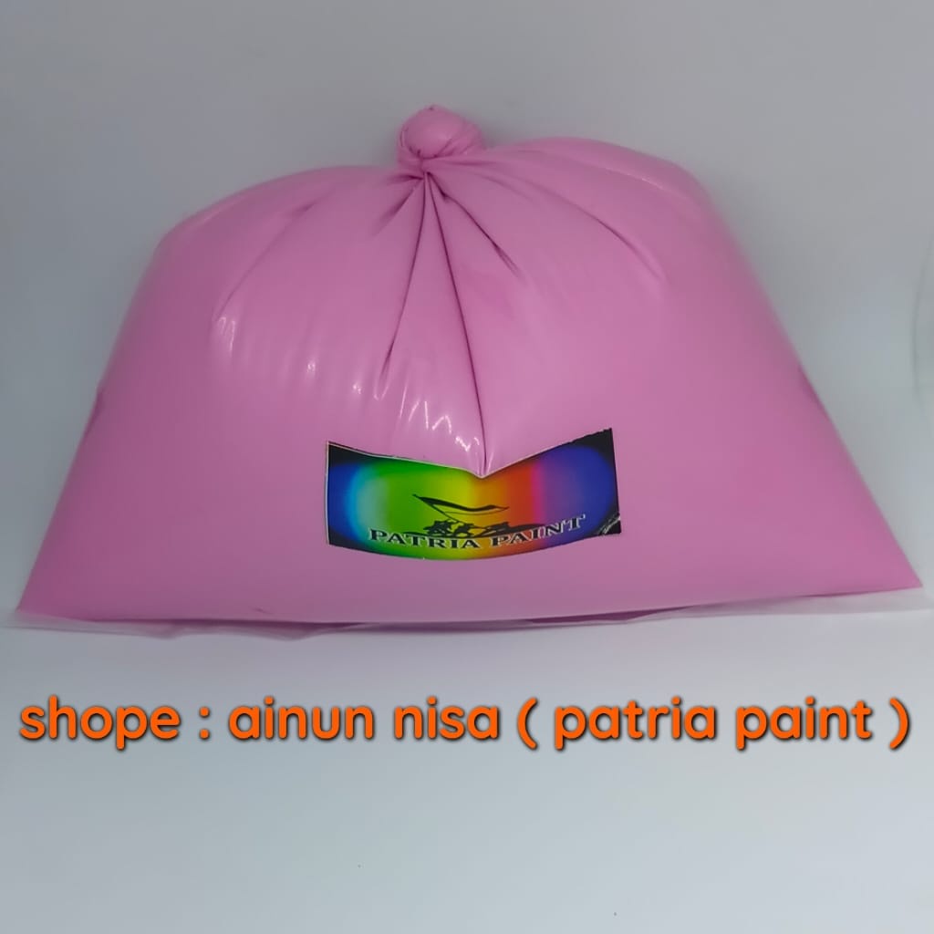 cat tembok 1 kg an murah warna pink muda