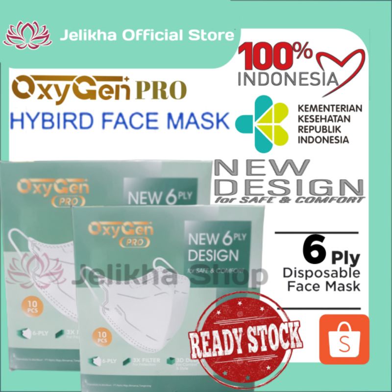 Masker Hybrid KN95 X Duckbill OxyGen Pro | Masker Premium Genio Pro