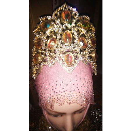 mahkota wedding full batu n permata