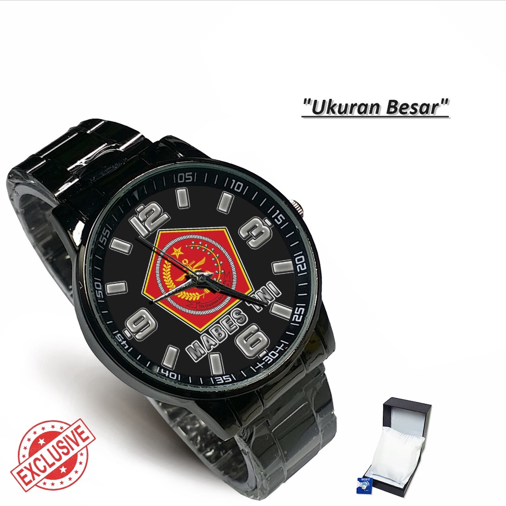 Jam Tangan Rantai Couple MARKAS BESAR T.N.I 02 (Limited Edition)