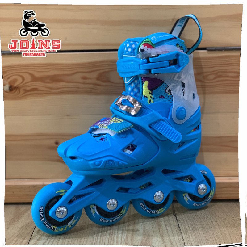 Sepatu Roda Inline Skate Anak Flying Eagle S3 Cosmo Blue