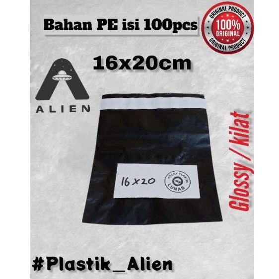 

Plastik polymailer PE 16x20 isi ( 100pcs ) Glossy Plastik Packing