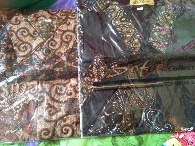 Kemeja Batik Motif Kembang Cengkeh