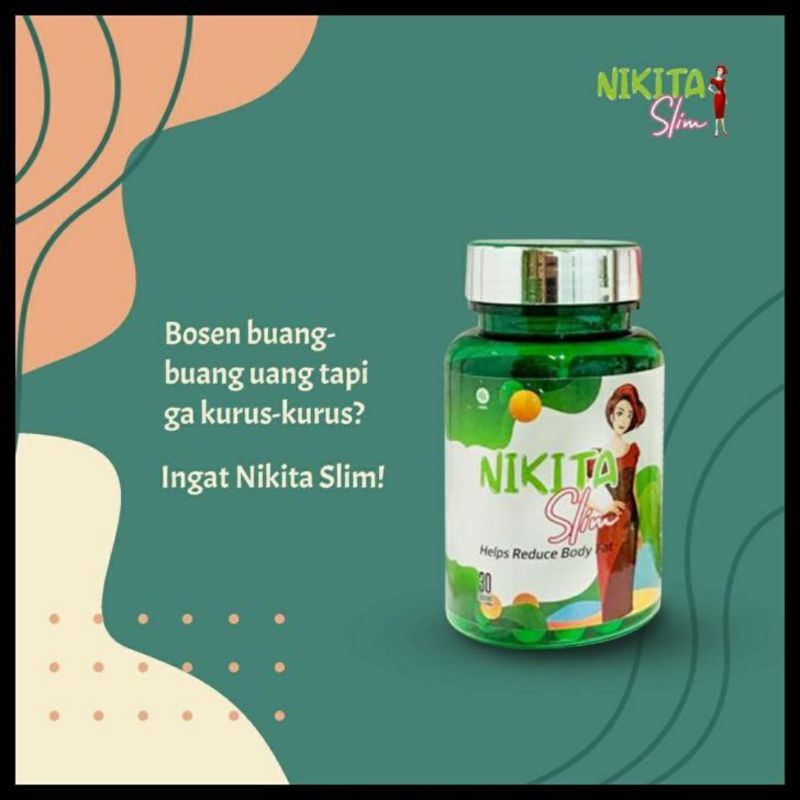 ( TERLARIS ) OBAT NIKITA SLIM NORMAL / EXTRA STRONG ASLI NIKITA SLIM PELANGSING BADAN ALAMI