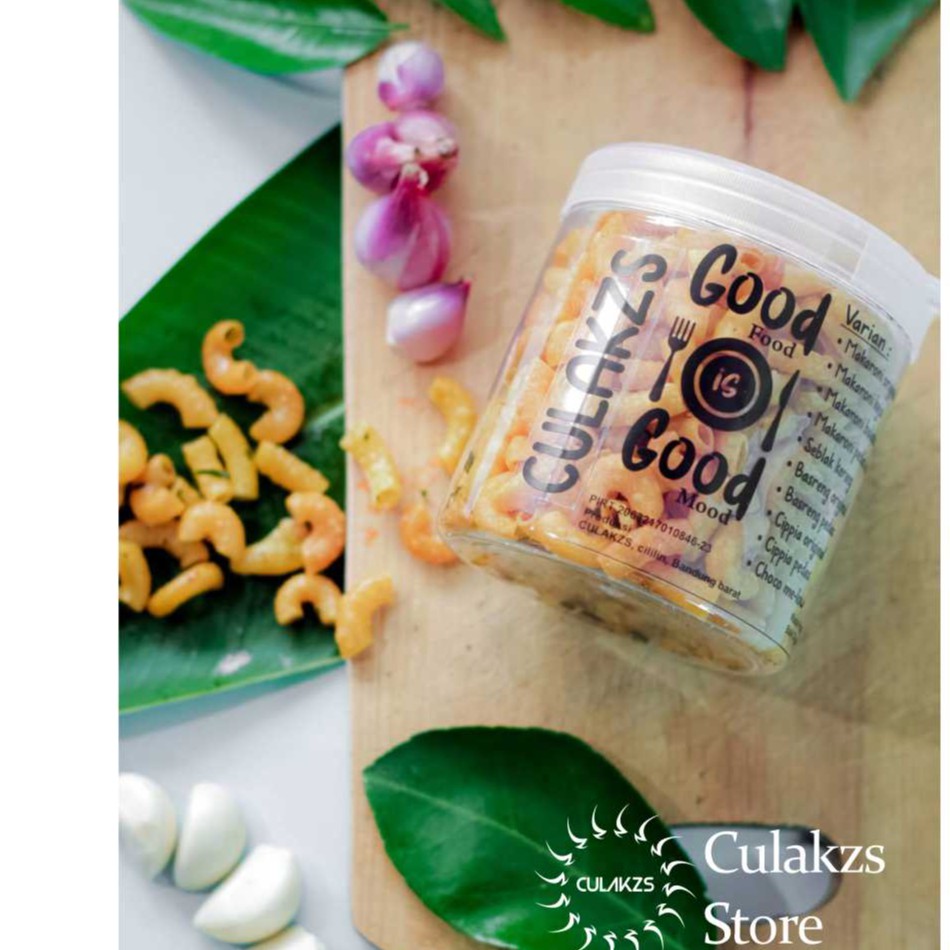 

Makaroni Culakzs Makanan Ringan Snack Cemilan Toples 200 Gram