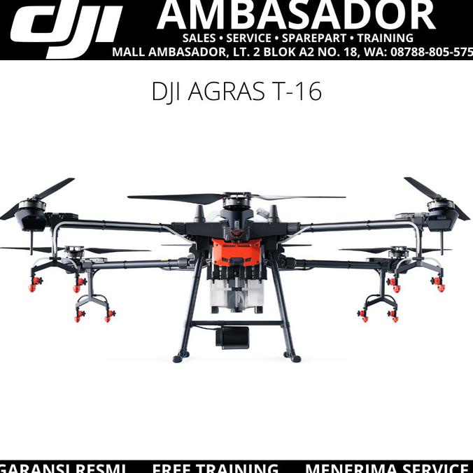 DJI AGRAS T-16 / T 16 / T16 AGRICULTURE ENTERPRISE DRONE 16L SPRAYTANK