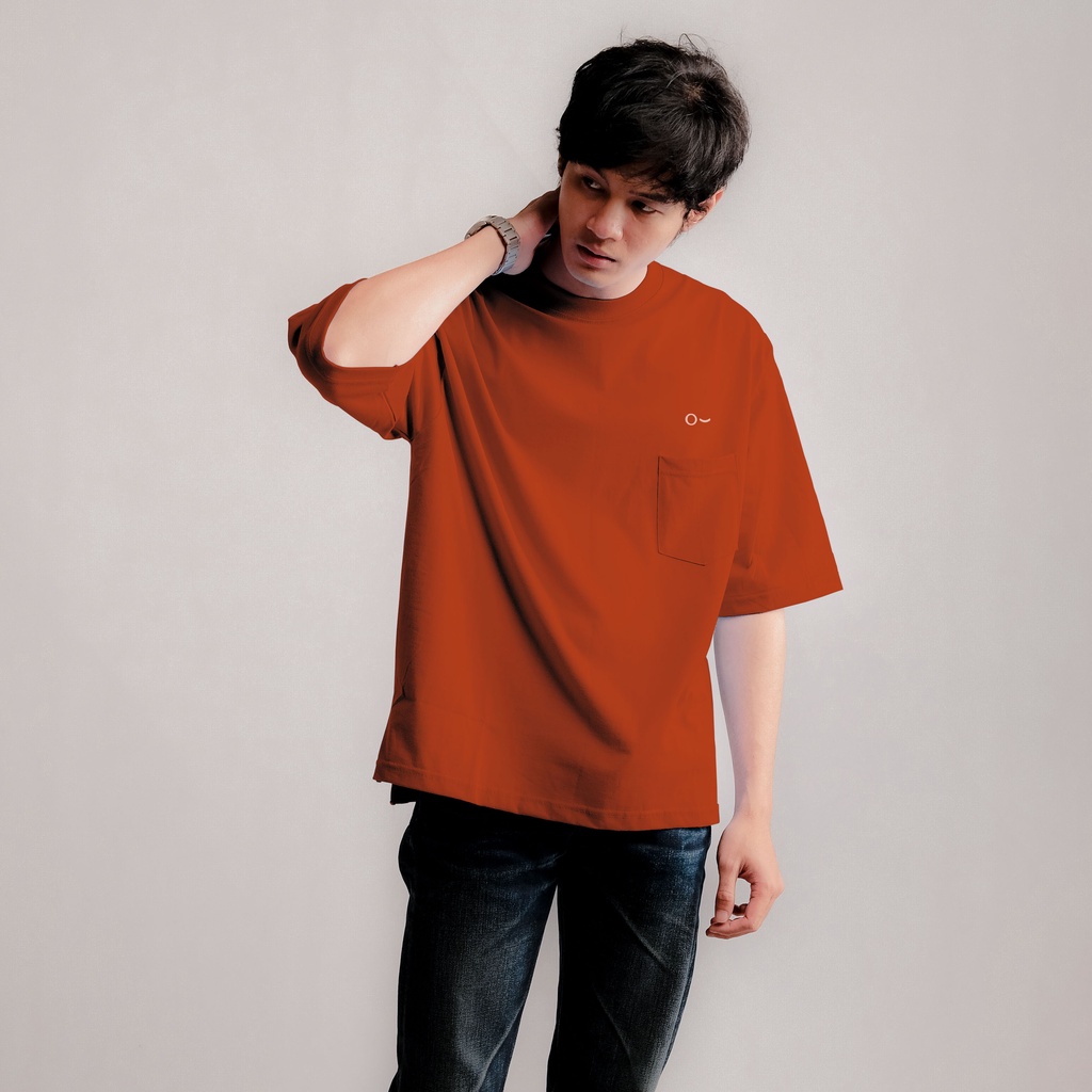 JOHNJILL - Kaos Oversize Short Sleeve + saku_