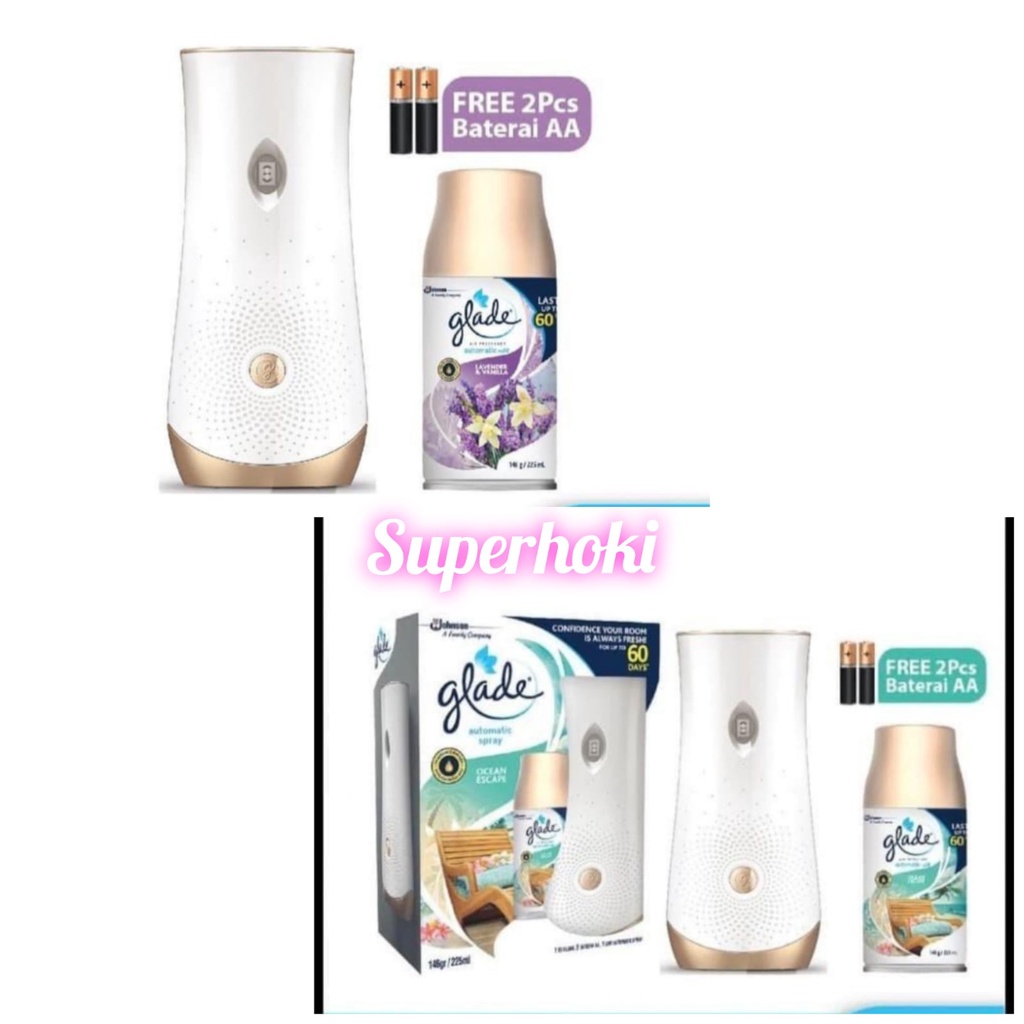 Glade Automatic Device Alat+Refill 146gr / 225ml - Pengharum Ruangan