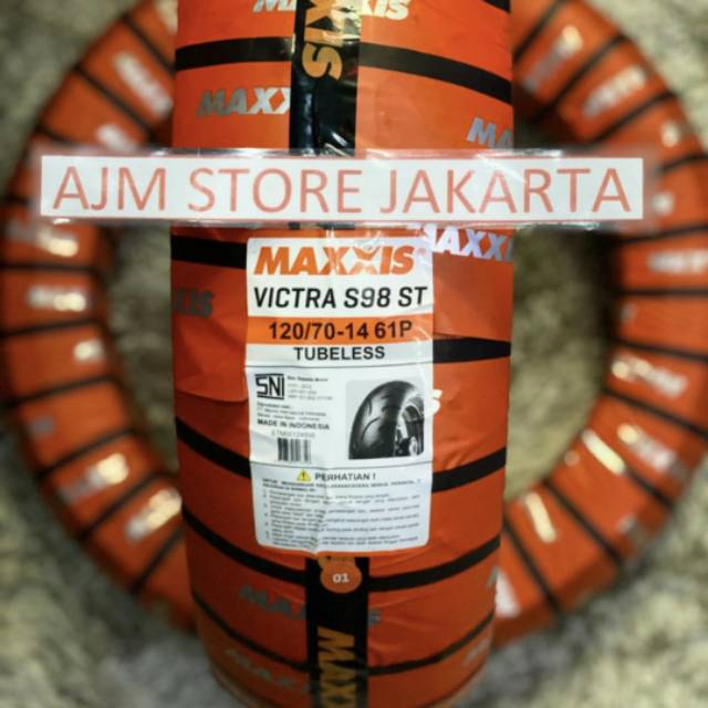 Maxxis Victra 120/70-14 Tubeless...