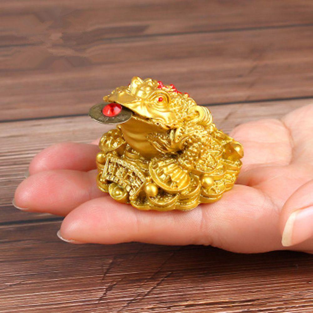 Hadiah Keberuntungan Koin Katak Uang Kekayaan Kodok Agustina Golden Frog