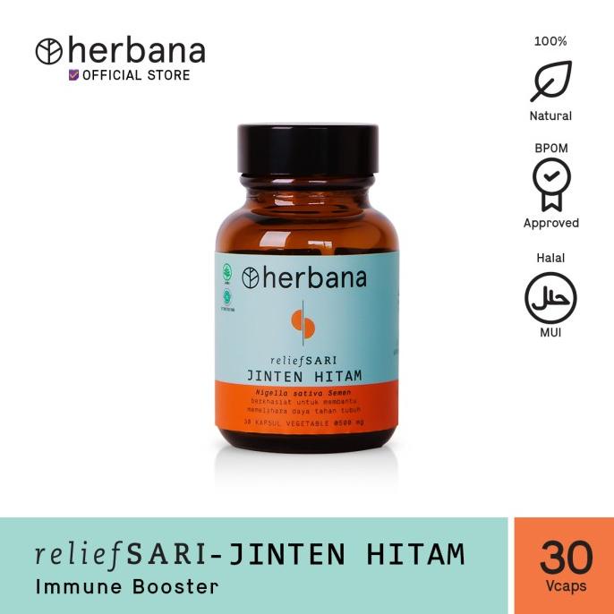 

Discount Herbana Relief Sari Jinten Hitam - 30 Kapsul /OBAT HERBAL ASAM URAT/OBAT HERBAL PELANGSING/OBAT HERBAL KOLESTEROL/OBAT HERBAL DIABETES