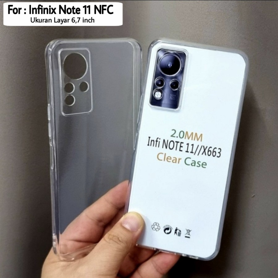 INFINIX NOTE 11 NOTE 11S NOTE 11 NFC NOTE 11 PRO CASE HD BENING 2mm SILIKON CLEAR TRANSPARAN SOFTCASE PROTECT CAMERA COVER PELINDUNG KAMERA  INFINIX NOTE 11S INFINIX NOTE 11 NFC INFINIX NOTE 11 PRO