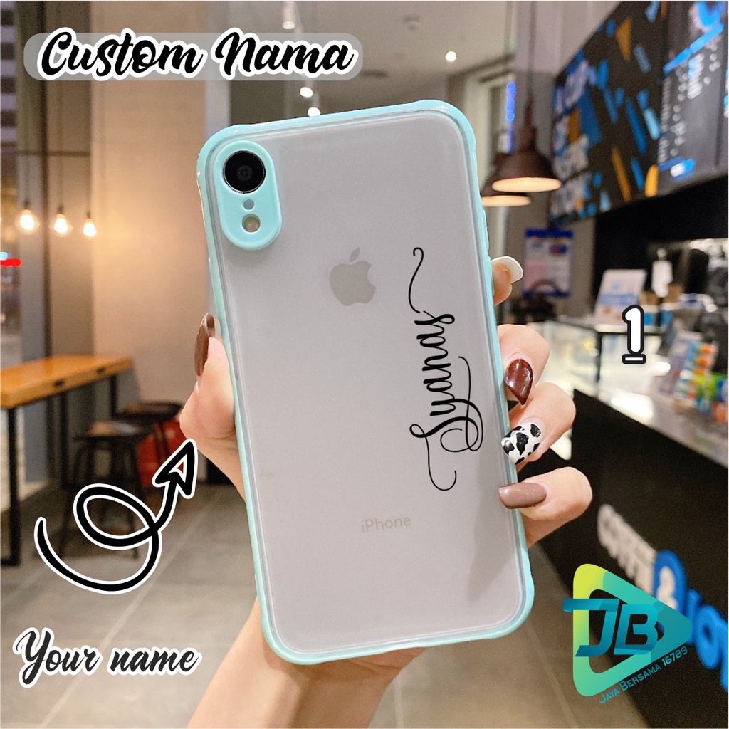 SOFTCASE CHOICE CUSTOM NAMA OPPO VIVO XIAOMI SAMSUNG REALME IPHONE ALL TYPE JB4715