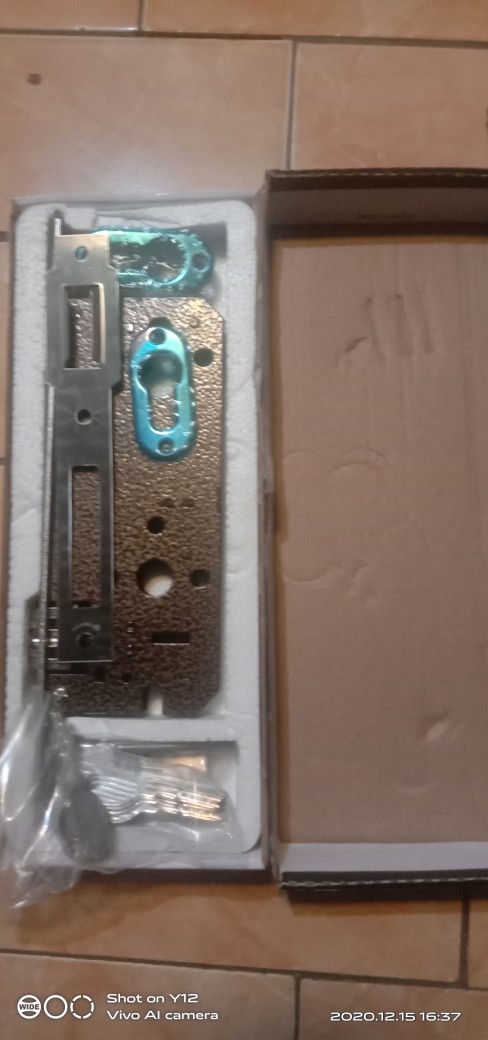 Set Handle Pintu 45cm Dan Kunci Pelor - Paket Handle Pintu Rumah Minimalis