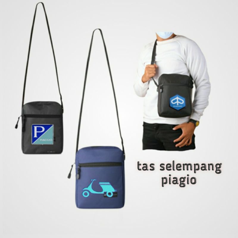 tas selempang pria tas selempang vespa piagio tas selempang krater vespa
