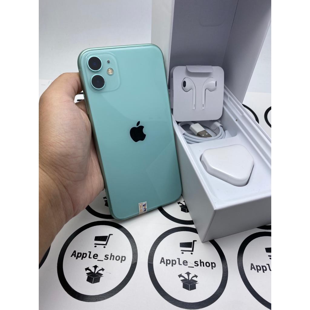 iPhone 11 128gb Green Lcd Original Mulus Original Bukan Refurbish / Rekondisi