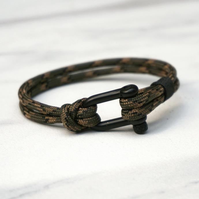 GELANG NAUTICAL PARACORD | GELANG TALI PRIA SHACKLE BRACELET
