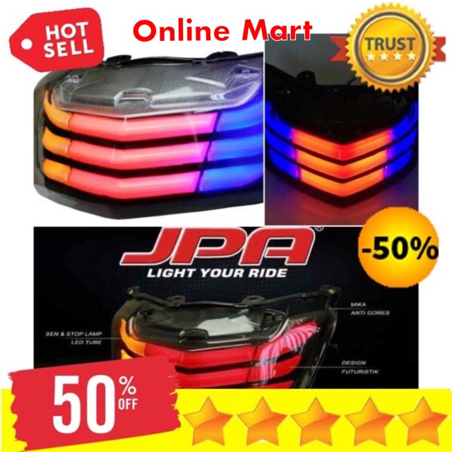 lampu stop led Nmax lama JPA 3in1