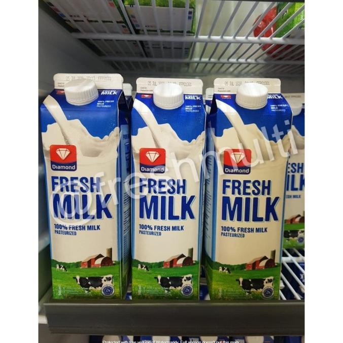 

[COD] FRESH MILK SUSU SEGAR DIAMOND PER DUS ISI 12 (KHUSUS GOJEK DAN GOSEND) [COD]