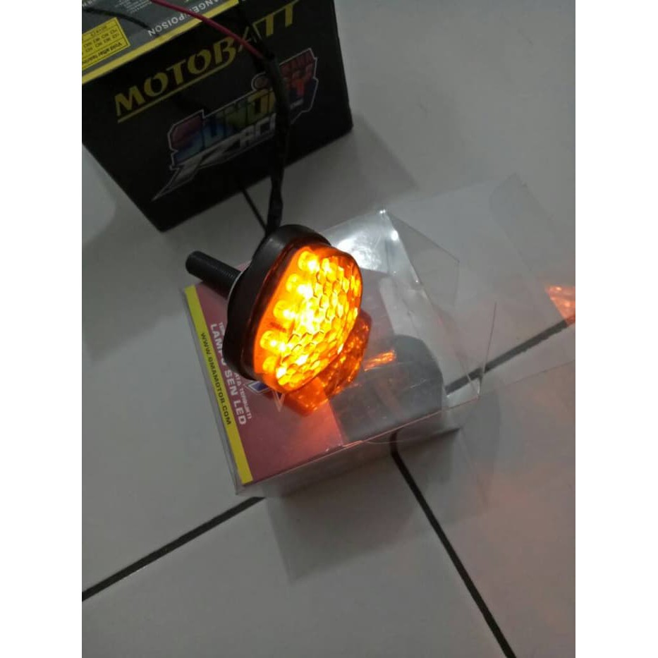 Lampu Sen Tempel Led Ninja 250R - Ninja Rr - Cbr 150 Dll - Bonus Flaser - Variasi Motor