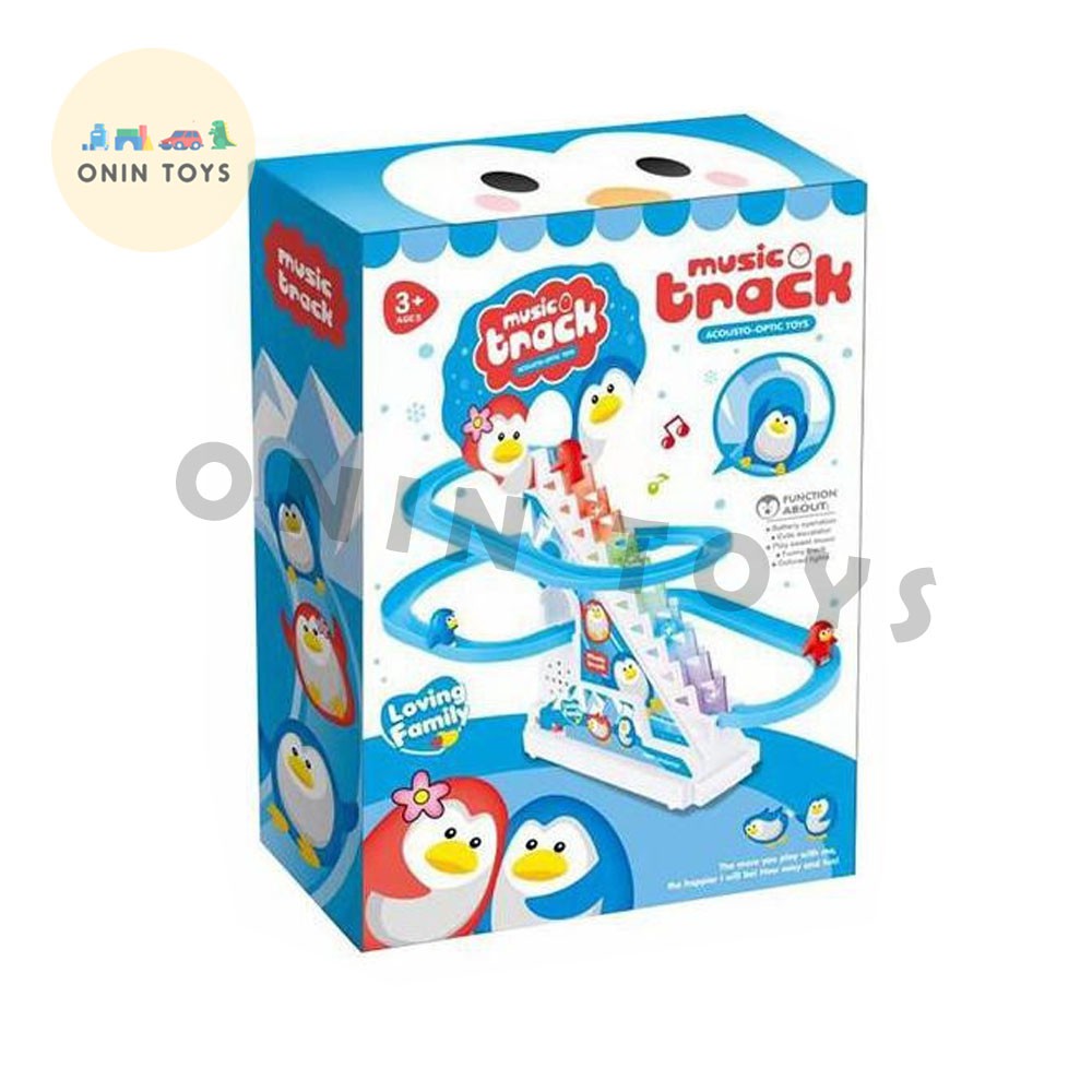 MAINAN PINGUIN SERU MUSIK TRACK / PINGUIN / MAINAN ANAK / ONINTOYS