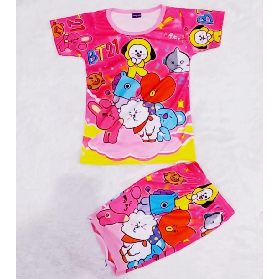 SANDISEAN SETELAN BTS ANAK PEREMPUAN | SETELAN BTS ANAK MURAH | SETELAN BTS ANAK CEWEK | SETELAN BTS
