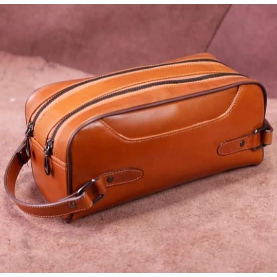 Handbag Pouch Pria Wanita Terbaru Clutch Dompet Pria Wanita Tas Tangan Fashion Kasual Tahan Air Kulit Kualitas Tinggi Bisa COD