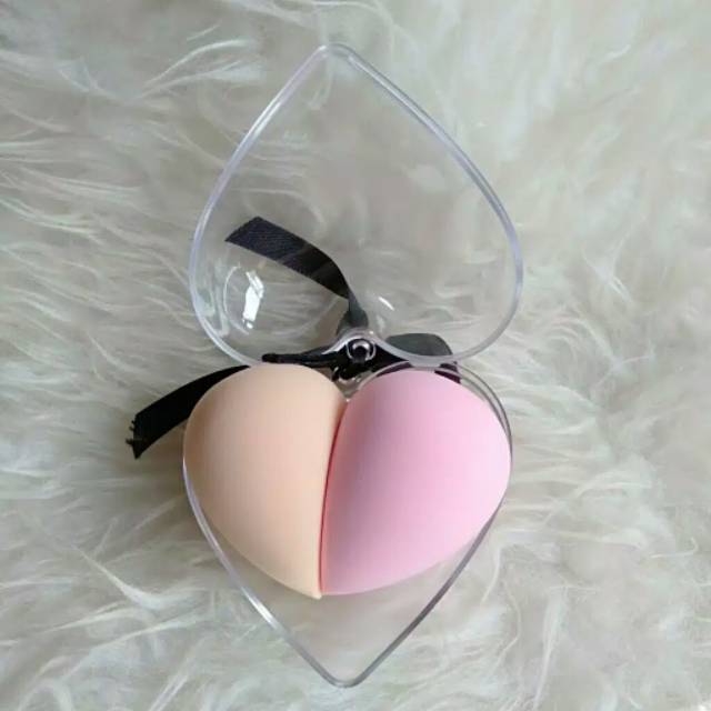 Caelash 2pcs/ Set Sponges Beauty Blender Love( RANDOM )