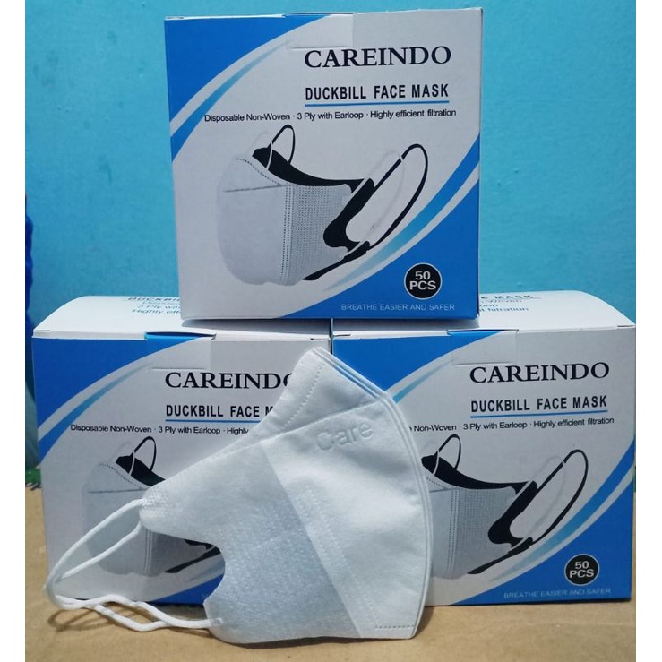 duckbill facemask careindo/masker duckbill