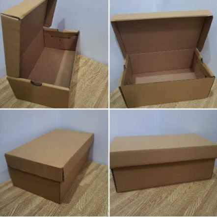 

Kardus Box Sepatu 31x18x12 cm Kardus/Polos/Box/Karton/Sandal/Hampers