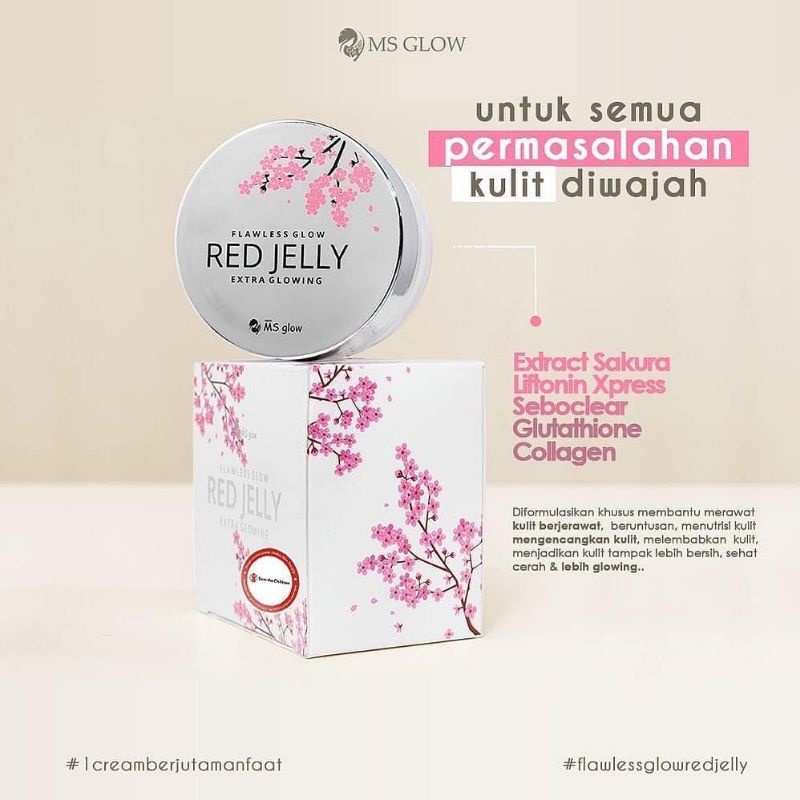 red jelly ms glow / red jelly / ms glow