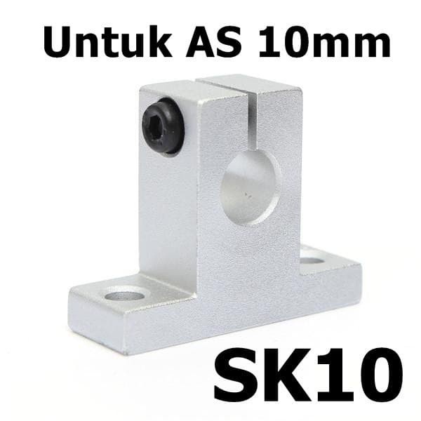SK10 vertikal bracket linear rail shaft 10 mm support Table CNC Router