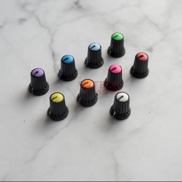 Knop Potensio Kecil Warna Warni Knob Amplifier Mixer