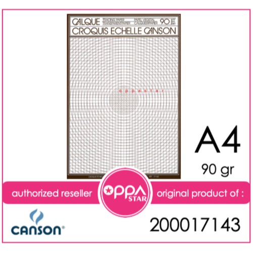

Canson Calque Sketching Tracing A4 50 90 Kertas Gambar Skala 200017143