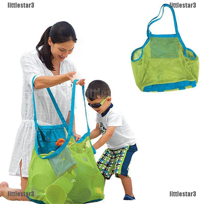 mesh beach bag for sand toys