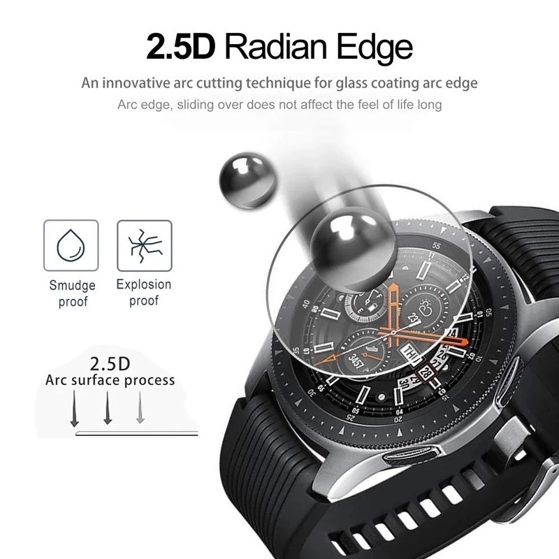 1pc Pack Samsung Watch HD Clear Anti Scratch Full Screen Protector Film / Classic 40mm 44mm 42mm 46mm Tempered Glass Film For Samsung Galaxy Watch 4