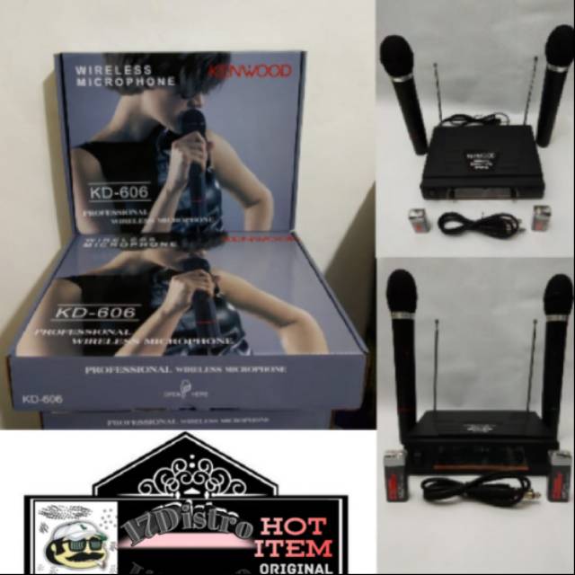 Mic wireless kenwood kd 606