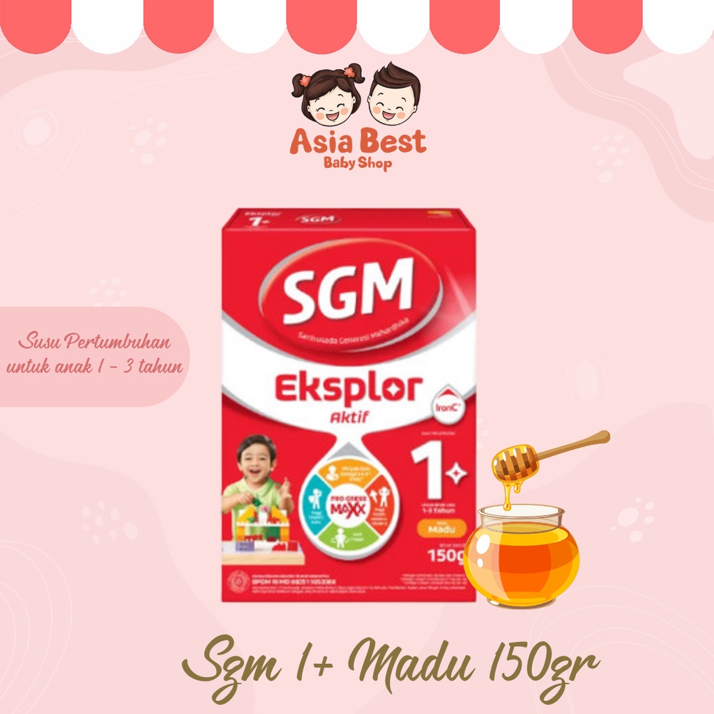 SGM 1+ MADU (150 GR) Susu Pertumbuhan untuk anak usia 1-3 tahun