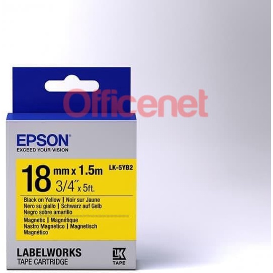 EPSON LABELWORKS 18mm | 9 meter | LABEL TAPE CARTRIDGE