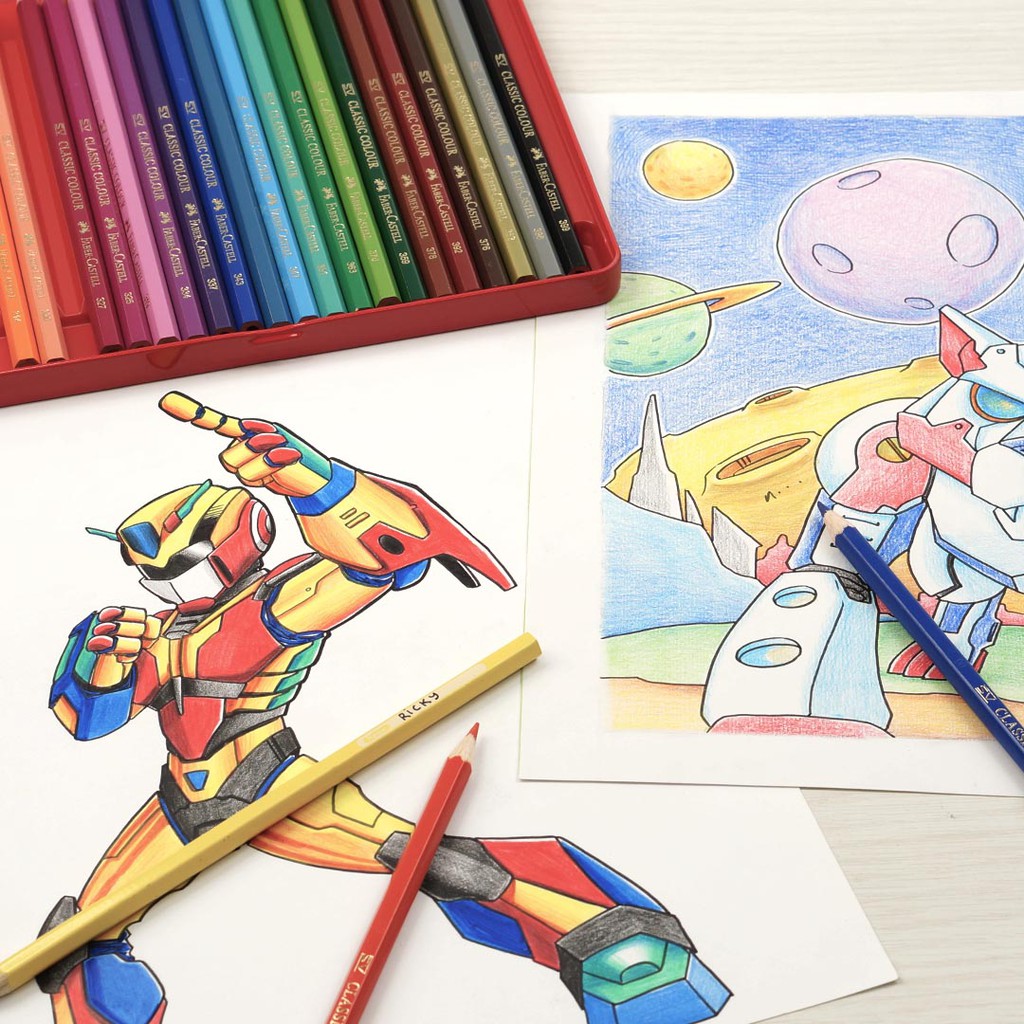 

YUH Pensil Warna Classic Tin Faber Castell 24