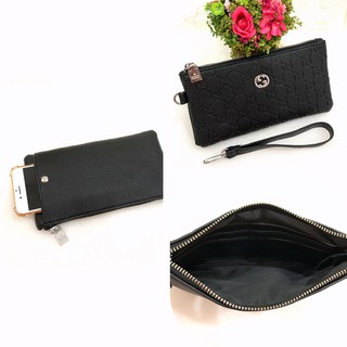 Dompet hp gucci saphire kulit caviar super premium wallet 