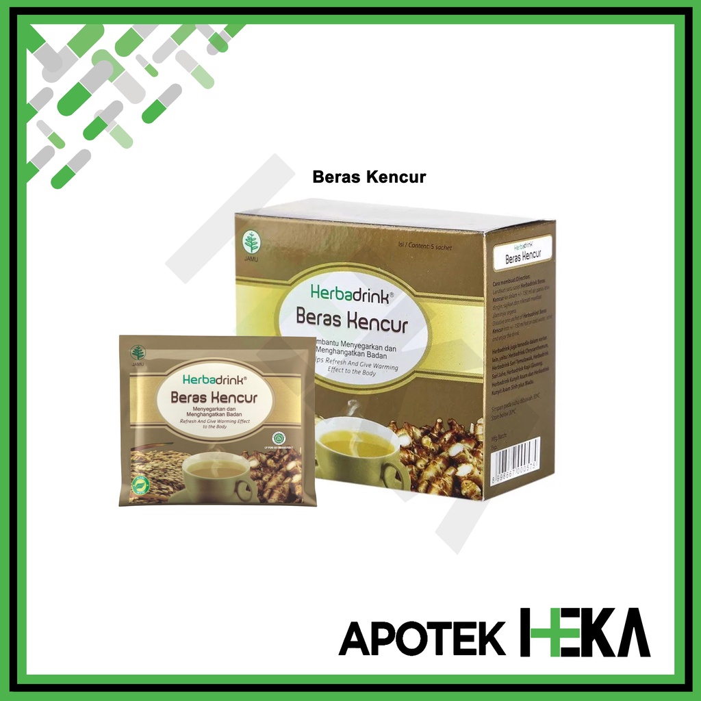 Herbadrink Jamu Instan 1 Kotak isi 5 Sachet - Minuman Penghangat Badan (SEMARANG)